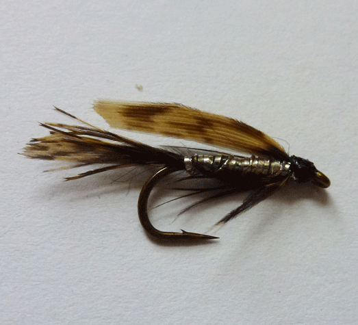 March Brown and Silver - Wet Fly