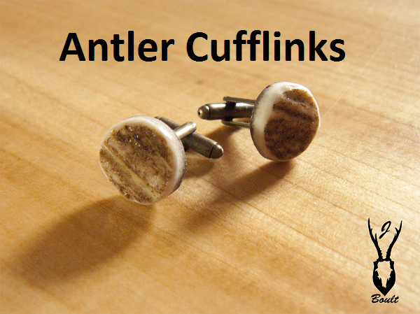 Antler Cuff-links - Jamie Boult Designs
