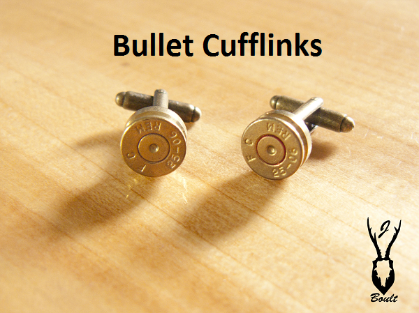 Bullet Cuff-Links - Jamie Boult Designs